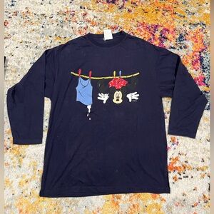 Vintage Disney Long Sleeve Shirt Small